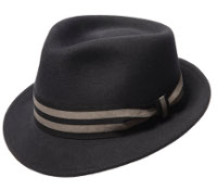 Trilby aus Haarfilz